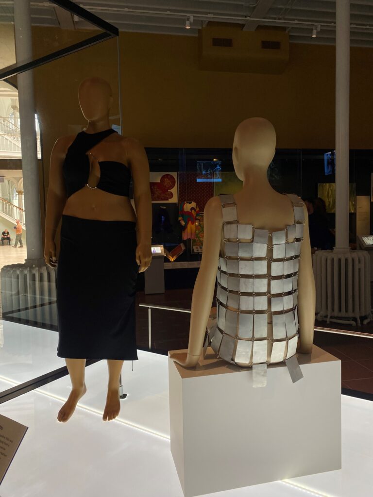 Photograph of dresses displayed on mid sized models