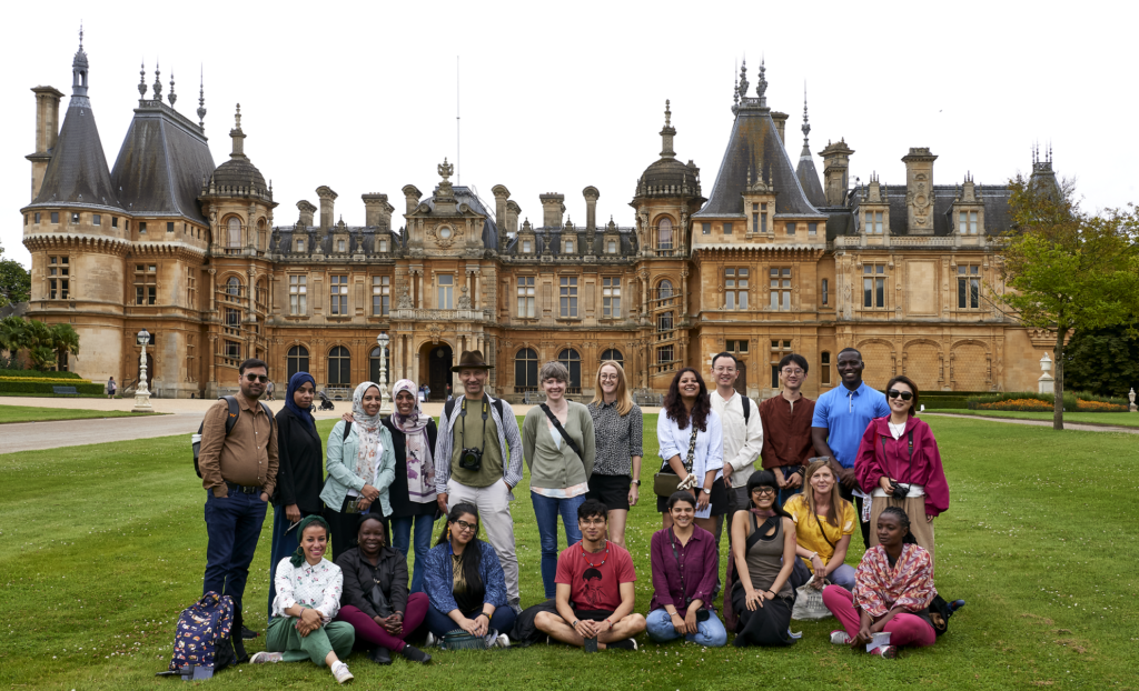 ITP 2024 cohort group photo on the grass in front of Waddesdon Manor