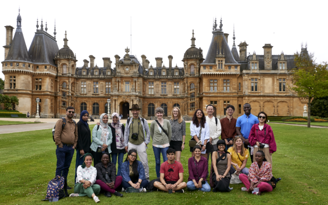 ITP 2024 cohort group photo on the grass in front of Waddesdon Manor