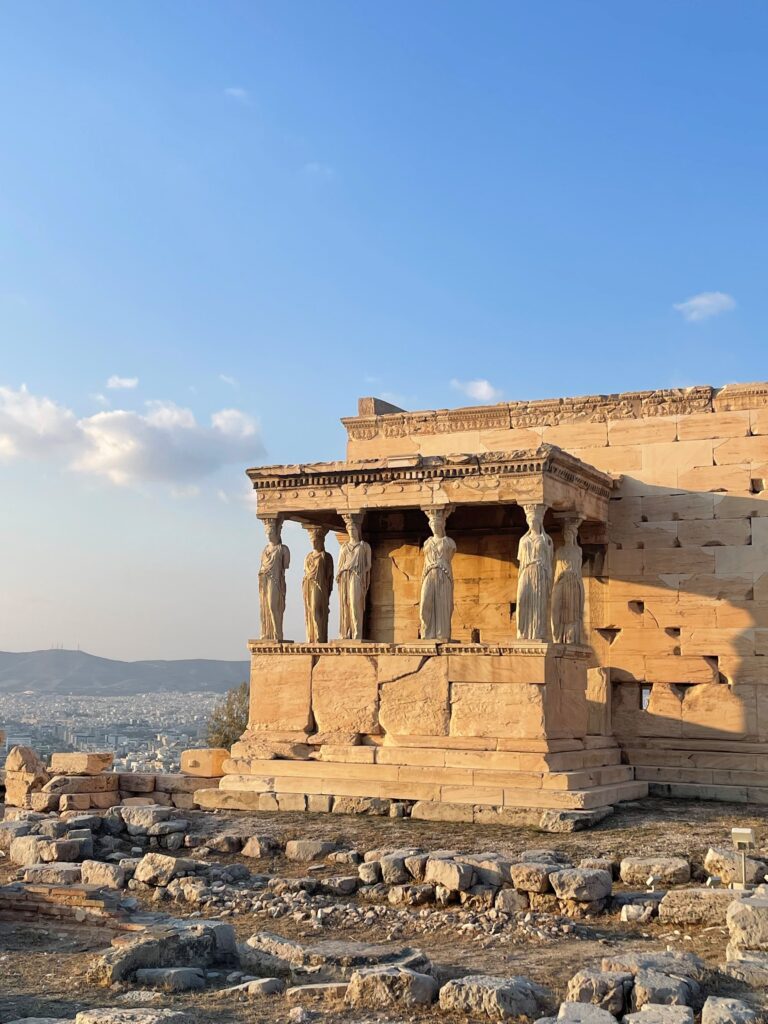 Photograph of the Erechthteion.